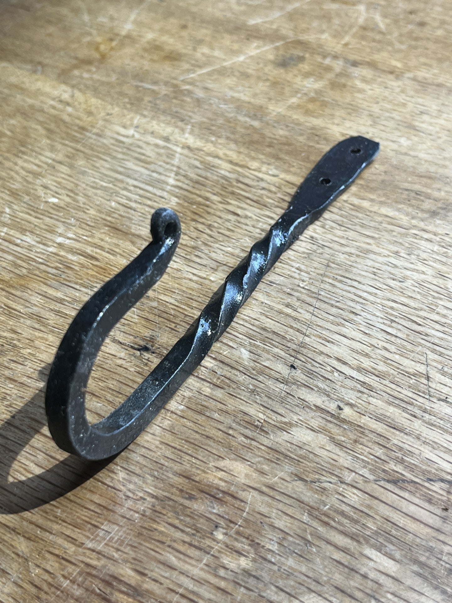 Blacksmith Forged and Twisted Wall Hook
