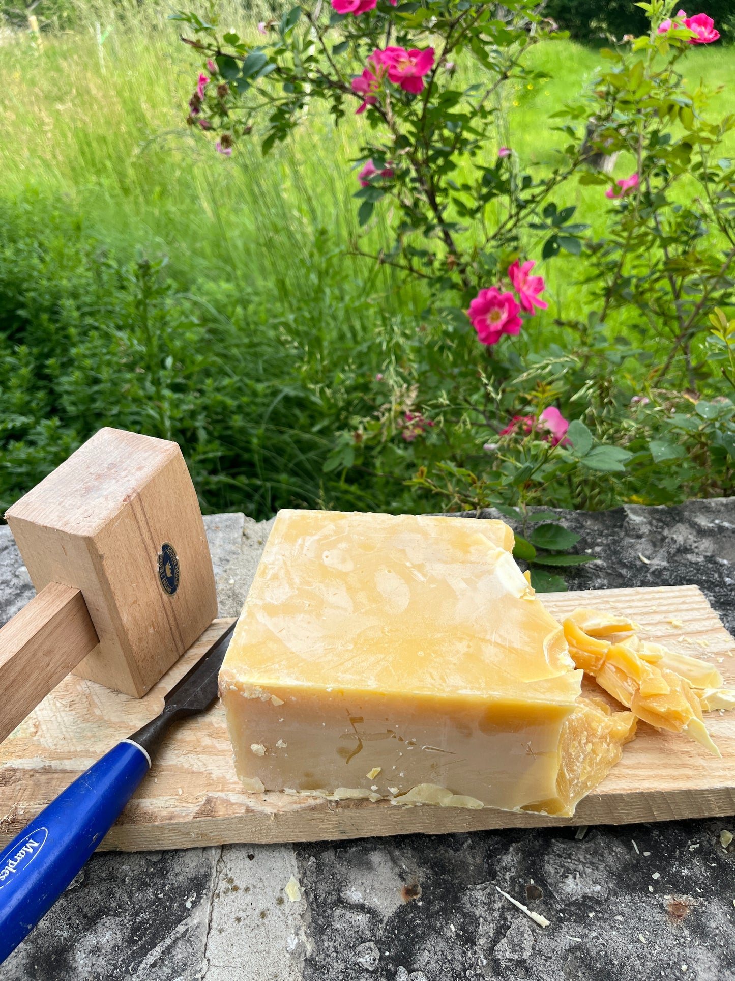 Handmade 12" Beeswax Candle Tapers Quantity 6