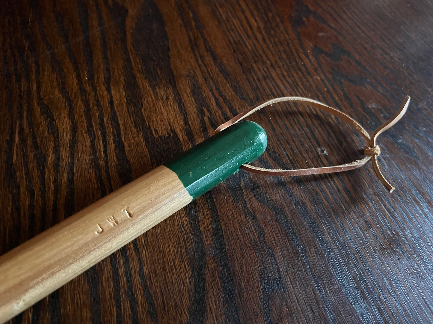 Handmade broomcorn broom on handmade solid Ash round broomstick