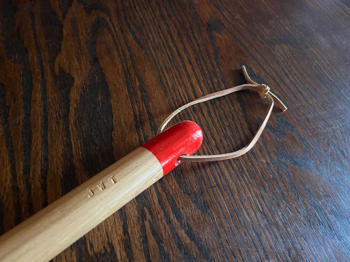 Handmade broomcorn broom on handmade solid Ash round broomstick