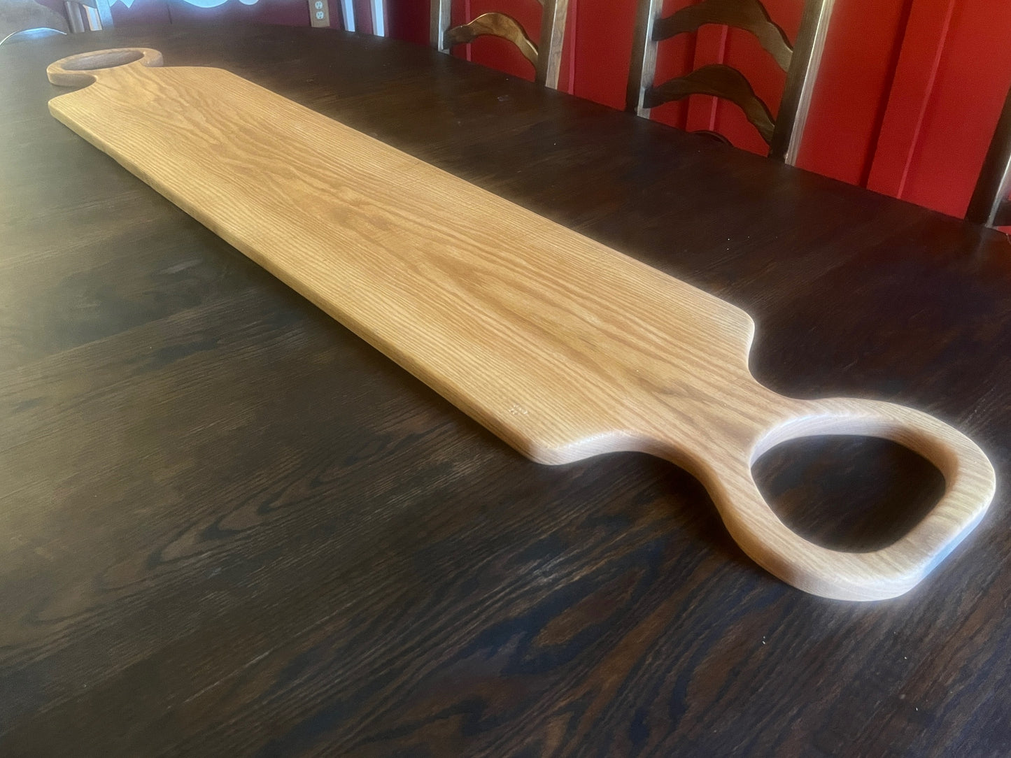 Extra Large 6 Foot Rustic Luxury Solid Oak Charcuterie Board