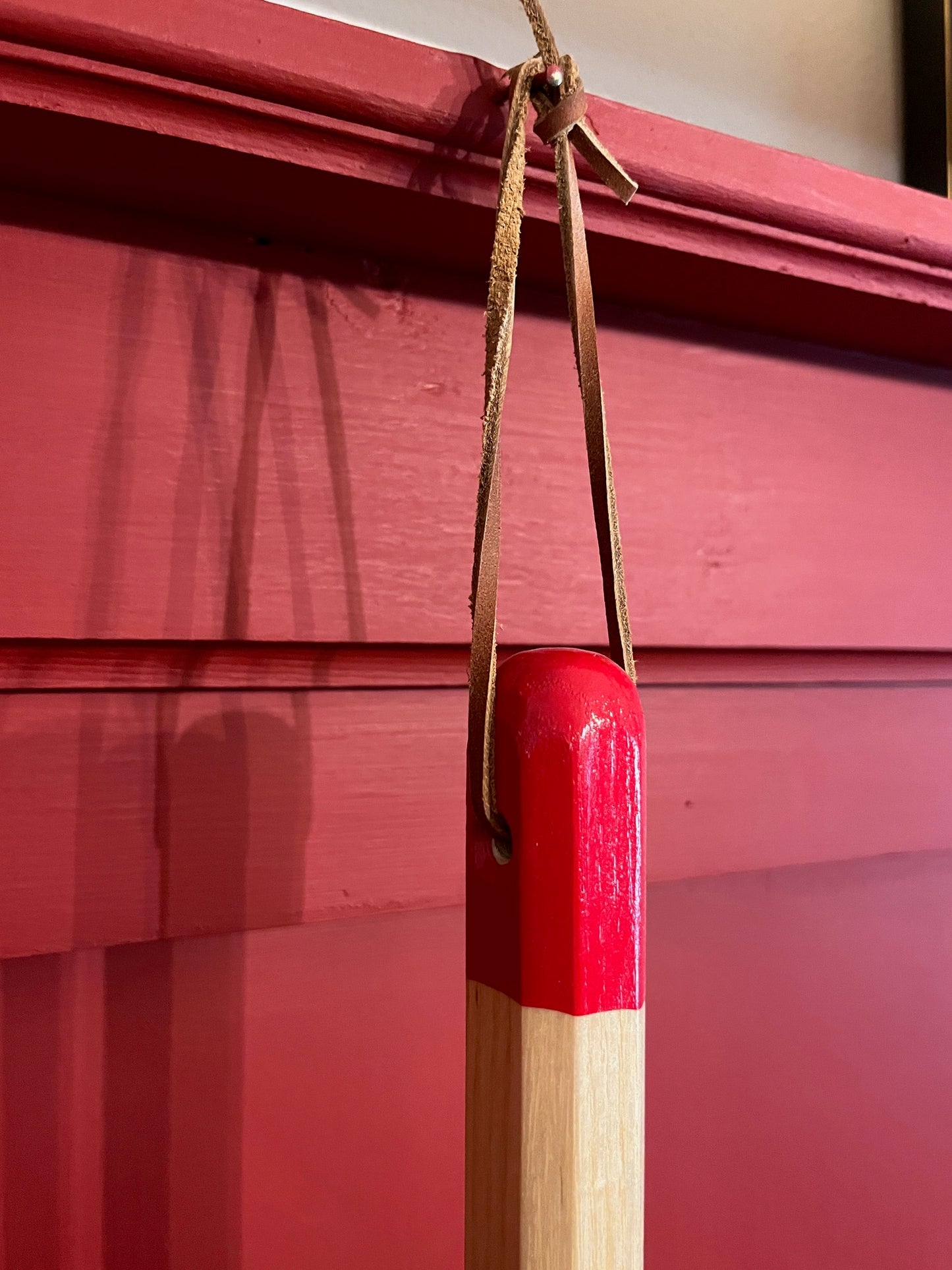 Handmade children's broom or hearth broom on handmade solid Ash octagonal broomstick