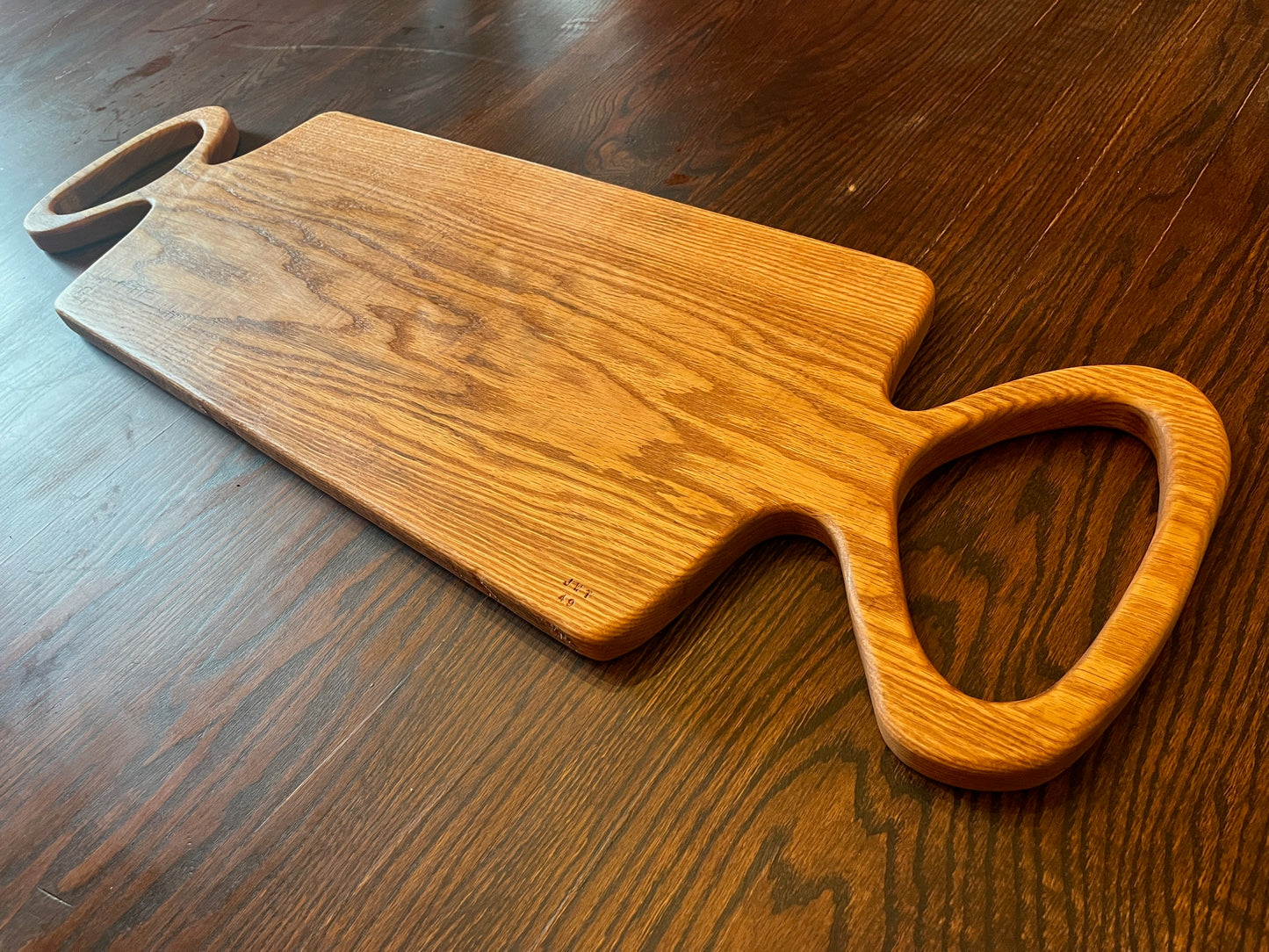 Extra Large Rustic Luxury 41.5" inch Solid Oak Charcuterie Board