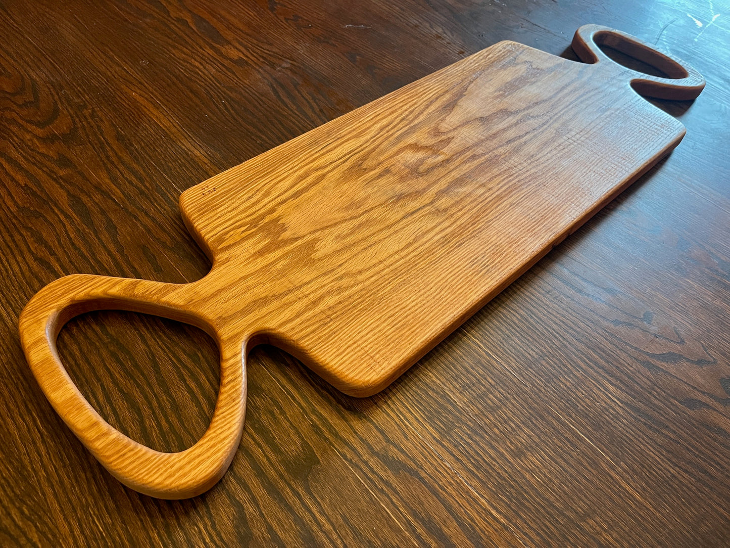 Extra Large Rustic Luxury 41.5" inch Solid Oak Charcuterie Board